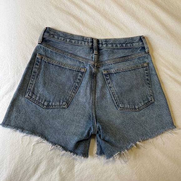 Agolde Parker Long Short in Skywave - Picture 5 of 7